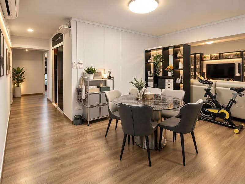669C Jurong West Street 64, 669C Jurong West Street 64, Boon Lay / Jurong / Tuas, 4 Bedrooms, 1,399 sqft, HDB Flat For Sale, by Steve Htet, 500262273 - Decorated Dinning Room - PropertyGuru.com.sg