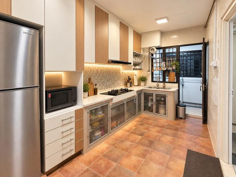 669C Jurong West Street 64, 669C Jurong West Street 64, Boon Lay / Jurong / Tuas, 4 Bedrooms, 1,399 sqft, HDB Flat For Sale, by Steve Htet, 500262273 - Decorated Kitchen - PropertyGuru.com.sg