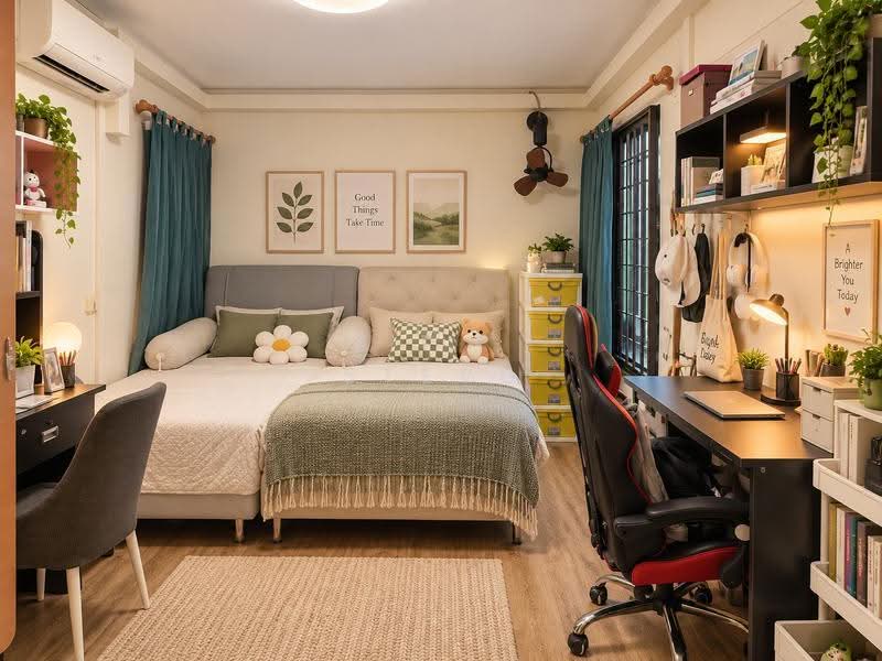 669C Jurong West Street 64, 669C Jurong West Street 64, Boon Lay / Jurong / Tuas, 4 Bedrooms, 1,399 sqft, HDB Flat For Sale, by Steve Htet, 500262273 - Decorated Master Bedroom - PropertyGuru.com.sg