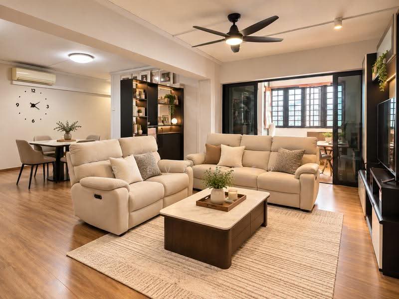 669C Jurong West Street 64, 669C Jurong West Street 64, Boon Lay / Jurong / Tuas, 4 Bedrooms, 1,399 sqft, HDB Flat For Sale, by Steve Htet, 500262273 - Living Room - PropertyGuru.com.sg