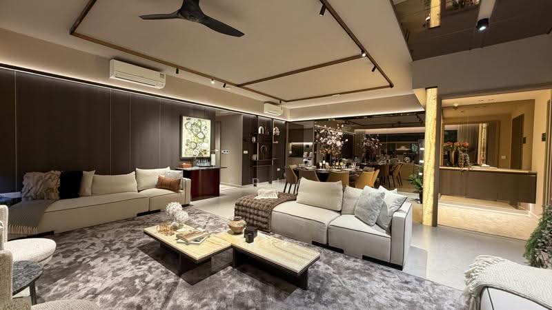 River Modern, River Galley Green, Orchard / River Valley, 4 Bedrooms, 1,830 sqft, Condominium For Sale, by Eric Lim 林勇合, 500262284 - Living Room - PropertyGuru.com.sg