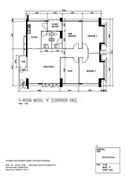 791 Choa Chu Kang North 6, 791 Choa Chu Kang North 6, Dairy Farm / Bukit Panjang / Choa Chu Kang, 3 Bedrooms, 1,453 sqft, HDB Flat For Sale, by Norman Koh, 500262296 - PropertyGuru.com.sg