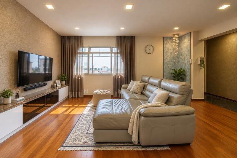791 Choa Chu Kang North 6, 791 Choa Chu Kang North 6, Dairy Farm / Bukit Panjang / Choa Chu Kang, 3 Bedrooms, 1,453 sqft, HDB Flat For Sale, by Norman Koh, 500262296 - Living Room - PropertyGuru.com.sg