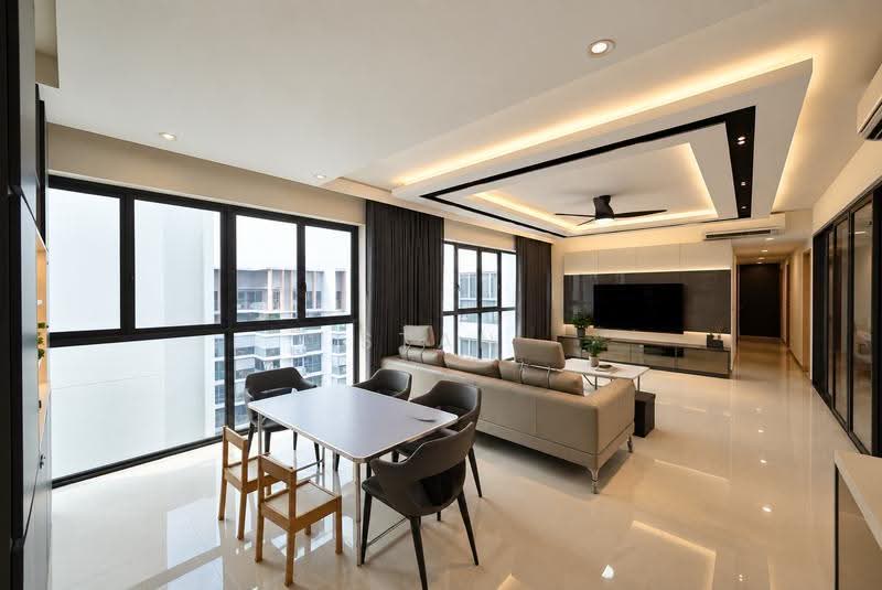 Twin Fountains, 15 Woodlands Avenue 6, Admiralty / Woodlands, 5 Bedrooms, 2,207 sqft, Condominium For Sale, by Stan Lee 李俊豪, 500262305 - Living Room - PropertyGuru.com.sg