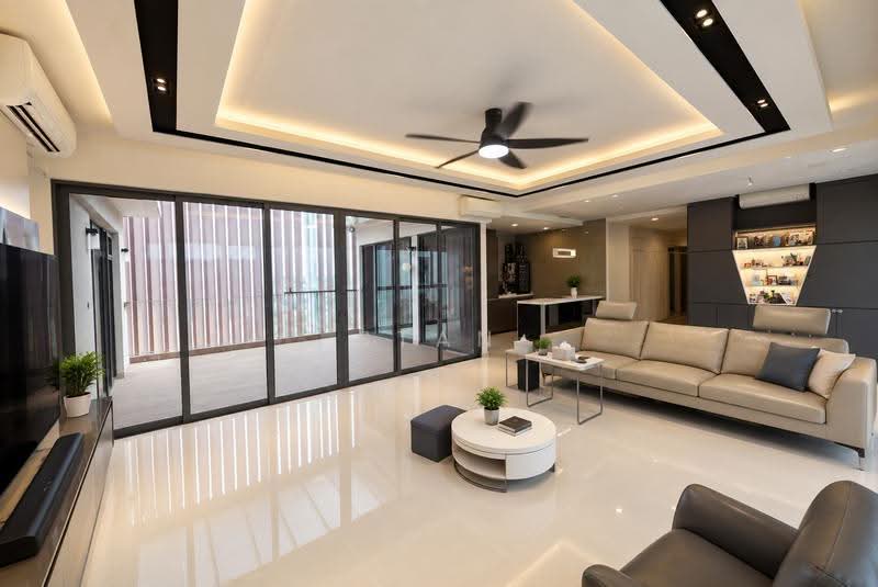 Twin Fountains, 15 Woodlands Avenue 6, Admiralty / Woodlands, 5 Bedrooms, 2,207 sqft, Condominium For Sale, by Stan Lee 李俊豪, 500262305 - Living Room - PropertyGuru.com.sg