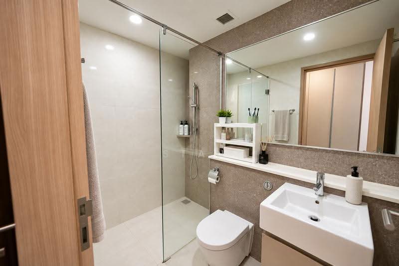 Twin Fountains, 15 Woodlands Avenue 6, Admiralty / Woodlands, 5 Bedrooms, 2,207 sqft, Condominium For Sale, by Stan Lee 李俊豪, 500262305 - Bathroom - PropertyGuru.com.sg