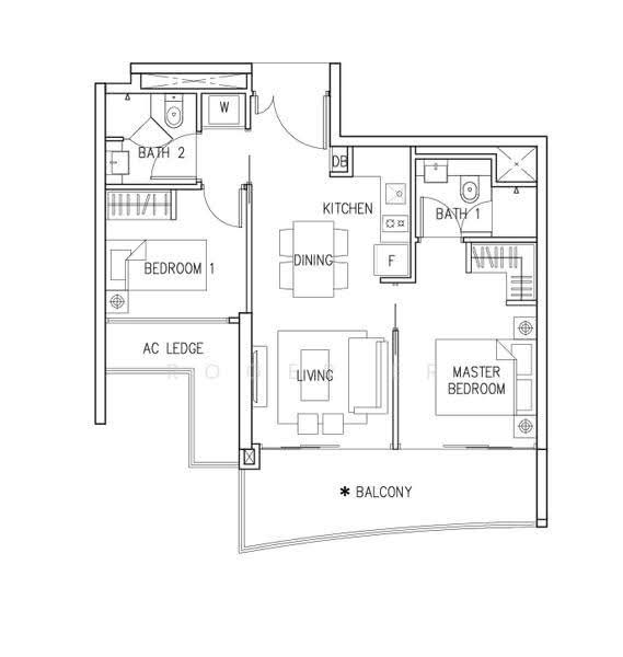 Eight Riversuites, 2 Whampoa East, Balestier / Toa Payoh, 2 Bedrooms, 700 sqft, Condominium For Rent, by Roger Er, 500262307 - PropertyGuru.com.sg