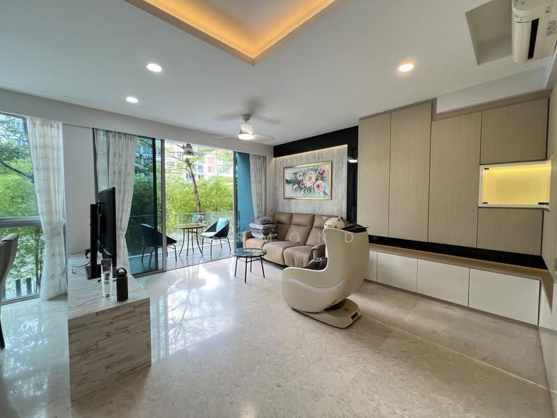 Ferraria Park Condo, 28 Flora Drive, Changi Airport / Changi Village, 3 Bedrooms, 1,356 sqft, Condominium For Rent, by Desmond Lee, 500262326 - Living Room - PropertyGuru.com.sg