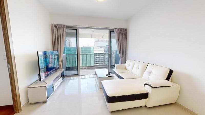 V on Shenton, 5 Shenton Way, Boat Quay / Raffles Place / Marina, 2 Bedrooms, 958 sqft, Condominium For Rent, by Joseph Khoo, 500262337 - Living Room - PropertyGuru.com.sg