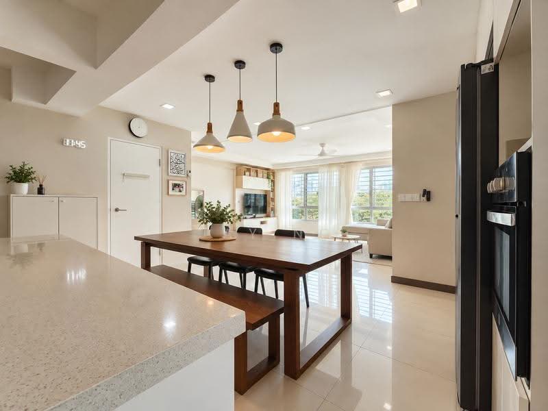 473C Upper Serangoon Crescent, 473C Upper Serangoon Crescent, Hougang / Punggol / Sengkang, 3 Bedrooms, 1,216 sqft, HDB Flat For Sale, by Jay Ng, 500262347 - Dining Room - PropertyGuru.com.sg