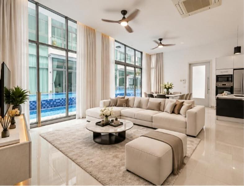 Kiara Ten, 54 Lorong Marzuki, Eunos / Geylang / Paya Lebar, 5 Bedrooms, 5,823 sqft, Cluster House For Sale, by Gary Zhuo 卓俊伟, 500262365 - Living Room - PropertyGuru.com.sg