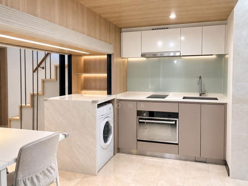 Euhabitat, 332 Jalan Eunos, Eunos / Geylang / Paya Lebar, 1 Bedroom, 527 sqft, Condominium For Sale, by Fiona Han, 500262375 - Kitchen - PropertyGuru.com.sg