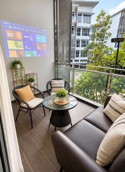 Euhabitat, 332 Jalan Eunos, Eunos / Geylang / Paya Lebar, 1 Bedroom, 527 sqft, Condominium For Sale, by Fiona Han, 500262375 - Balcony - PropertyGuru.com.sg