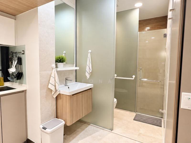 Euhabitat, 332 Jalan Eunos, Eunos / Geylang / Paya Lebar, 1 Bedroom, 527 sqft, Condominium For Sale, by Fiona Han, 500262375 - Bathroom - PropertyGuru.com.sg
