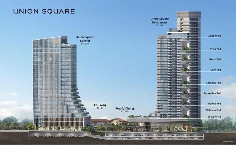Union Square Residences, 28 Havelock Road,, Boat Quay / Raffles Place / Marina, 2 Bedrooms, 700 sqft, Condominium For Sale, by Addison Lim, 500262381 - Exterior - PropertyGuru.com.sg