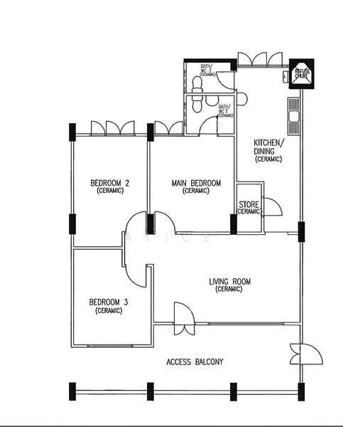 609 Yishun Street 61, 609 Yishun Street 61, Sembawang / Yishun, 3 Bedrooms, 904 sqft, HDB Flat For Sale, by Alice Ong, 500262425 - PropertyGuru.com.sg