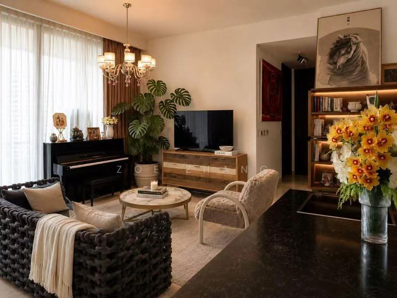 Martin Modern, 8 Martin Place, Orchard / River Valley, 4 Bedrooms, 1,733 sqft, Condominium For Rent, by Zoe Zhang, 500262505 - Living Room - PropertyGuru.com.sg