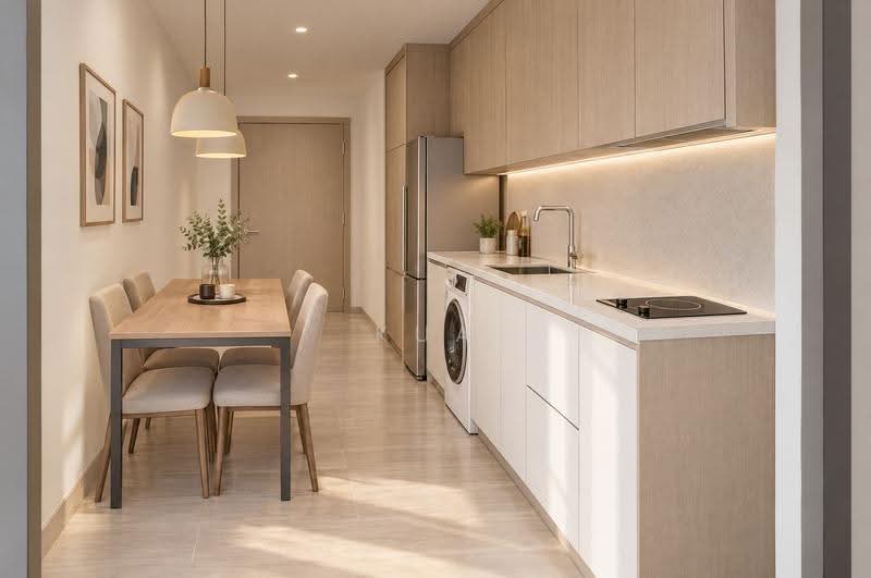 The LakeGarden Residences, 80 Yuan Ching Road, Boon Lay / Jurong / Tuas, 1 Bedroom, 538 sqft, Condominium For Sale, by Kua WanTing, 500262564 - Kitchen - PropertyGuru.com.sg