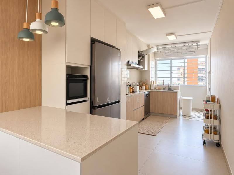 611 Hougang Avenue 8, 611 Hougang Avenue 8, Hougang / Punggol / Sengkang, 3 Bedrooms, 1,119 sqft, HDB Flat For Rent, by Elaine Chia, 500262580 - Kitchen - PropertyGuru.com.sg