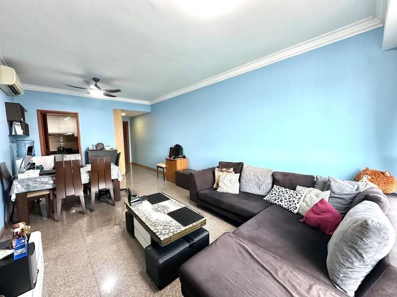 Rivervale Crest, 5 Rivervale Crescent, Hougang / Punggol / Sengkang, 3 Bedrooms, 1,152 sqft, Condominium For Sale, by Iyan Goh, 500262581 - Living Room - PropertyGuru.com.sg