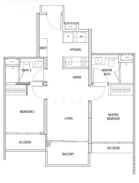 Norwood Grand, Admiralty / Woodlands, 2 Bedrooms, 624 sqft, Condominium For Rent, by Zane Soo 苏昱能, 500262596 - PropertyGuru.com.sg