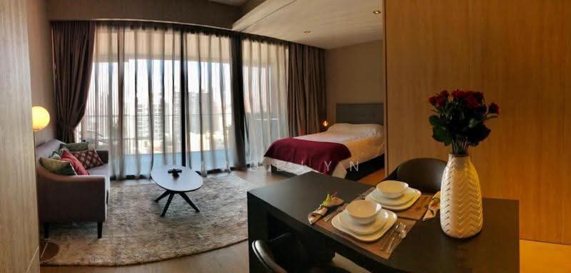 OUE Twin Peaks, 33 Leonie Hill Road, Orchard / River Valley, 1 Bedroom, 549 sqft, Condominium For Rent, by Madelyn Sim, 500262597 - Living Room - PropertyGuru.com.sg