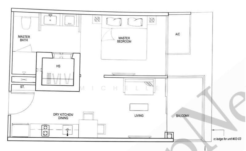 Nin Residence, 85 Pheng Geck Avenue, Macpherson / Potong Pasir, 1 Bedroom, 474 sqft, Condominium For Rent, by Michelle Tan, 500262618 - PropertyGuru.com.sg