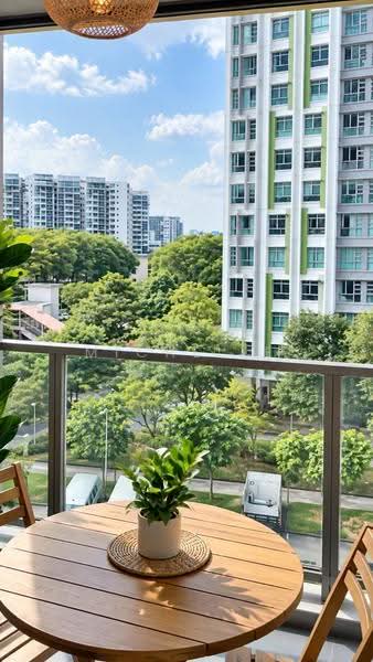 Nin Residence, 85 Pheng Geck Avenue, Macpherson / Potong Pasir, 1 Bedroom, 474 sqft, Condominium For Rent, by Michelle Tan, 500262618 - Balcony - PropertyGuru.com.sg