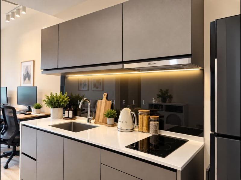 Nin Residence, 85 Pheng Geck Avenue, Macpherson / Potong Pasir, 1 Bedroom, 474 sqft, Condominium For Rent, by Michelle Tan, 500262618 - Kitchen - PropertyGuru.com.sg