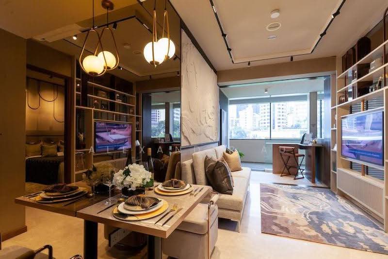 CanningHill Piers, 177 River Valley Road, City Hall / Clarke Quay, 1 Bedroom, 474 sqft, Condominium For Sale, by Alexander Au, 500262681 - Living Room - PropertyGuru.com.sg