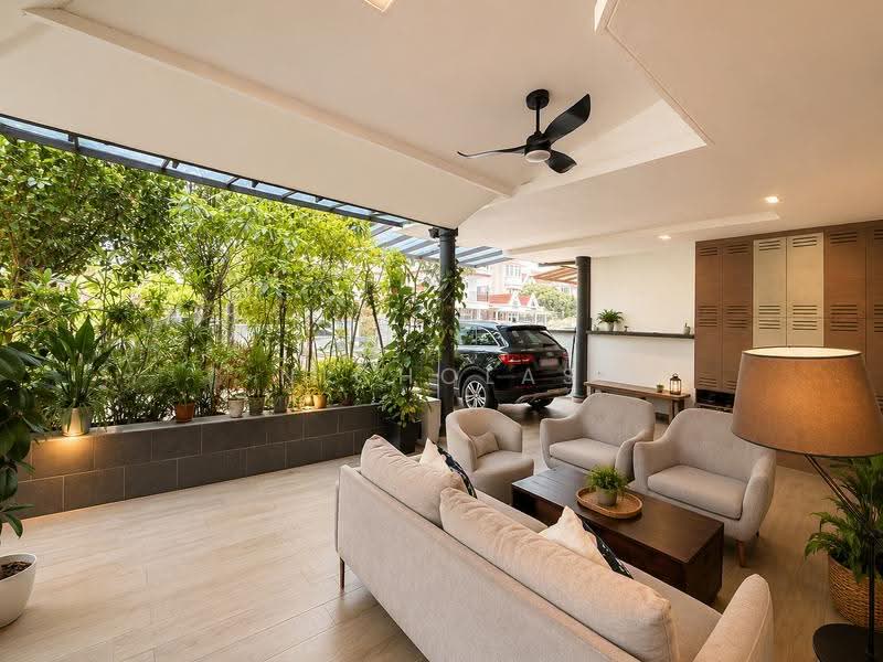 Lentor Villas, Lentor Street, Mandai / Upper Thomson, 5 Bedrooms, 3,900 sqft, Corner Terrace For Sale, by Nicholas Lim, 500262704 - Living Room - PropertyGuru.com.sg
