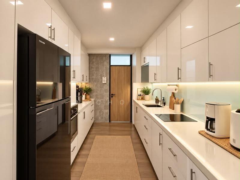 Lentor Villas, Lentor Street, Mandai / Upper Thomson, 5 Bedrooms, 3,900 sqft, Corner Terrace For Sale, by Nicholas Lim, 500262704 - Kitchen - PropertyGuru.com.sg