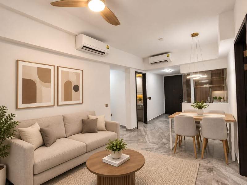 The Commodore, 59 Canberra Drive, Sembawang / Yishun, 2 Bedrooms, 743 sqft, Condominium For Sale, by Diana Yow, 500262706 - Living Room - PropertyGuru.com.sg