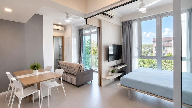 Roots @ Transit, 9 Transit Road, Mandai / Upper Thomson, 1 Bedroom, 441 sqft, Apartment For Sale, by Diana Yow, 500262707 - Living Room - PropertyGuru.com.sg