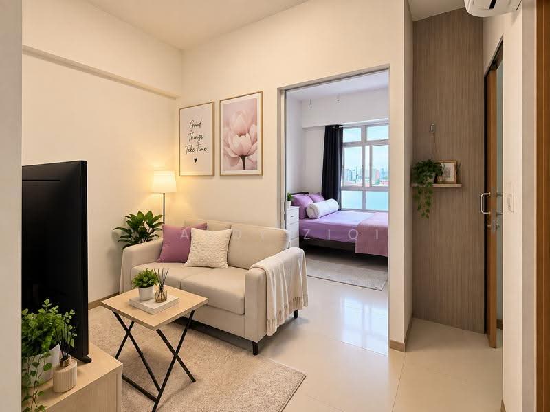994A Buangkok Link, 994A Buangkok Link, Hougang / Punggol / Sengkang, 1 Bedroom, 506 sqft, HDB Flat For Sale, by Candy ZiQi 紫绮, 500262763 - Living Room Ai photo - PropertyGuru.com.sg
