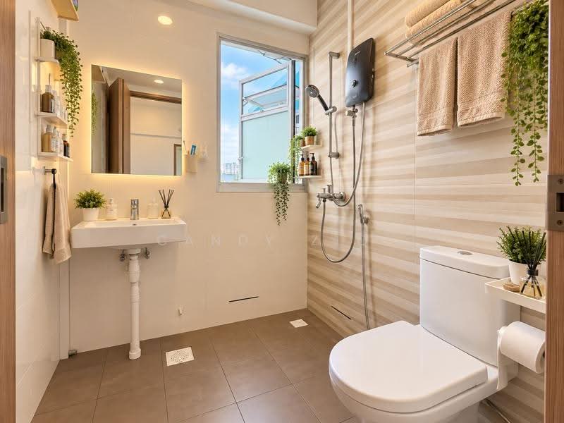 994A Buangkok Link, 994A Buangkok Link, Hougang / Punggol / Sengkang, 1 Bedroom, 506 sqft, HDB Flat For Sale, by Candy ZiQi 紫绮, 500262763 - Bathroom Ai photo - PropertyGuru.com.sg