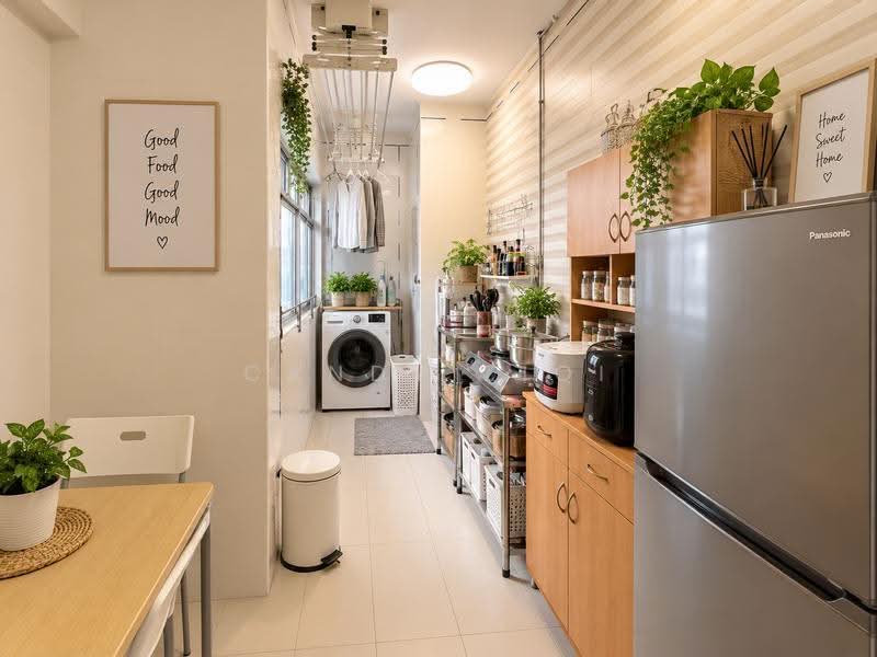 994A Buangkok Link, 994A Buangkok Link, Hougang / Punggol / Sengkang, 1 Bedroom, 506 sqft, HDB Flat For Sale, by Candy ZiQi 紫绮, 500262763 - Kitchen Ai photo - PropertyGuru.com.sg