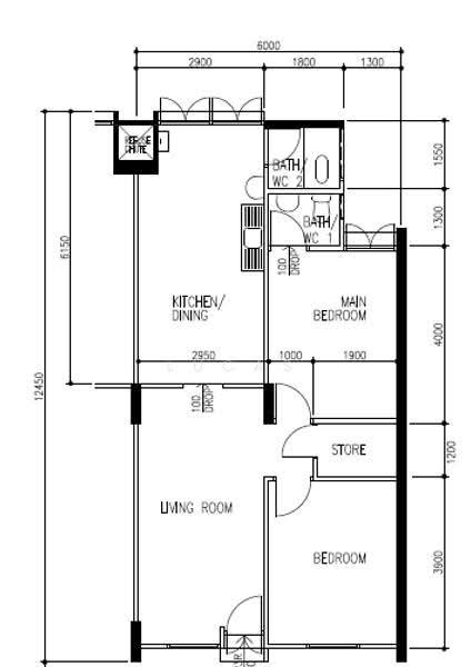 465 Ang Mo Kio Avenue 10, 465 Ang Mo Kio Avenue 10, Ang Mo Kio / Bishan / Thomson, 2 Bedrooms, 731 sqft, HDB Flat For Sale, by Lucas Lim, 500262840 - PropertyGuru.com.sg