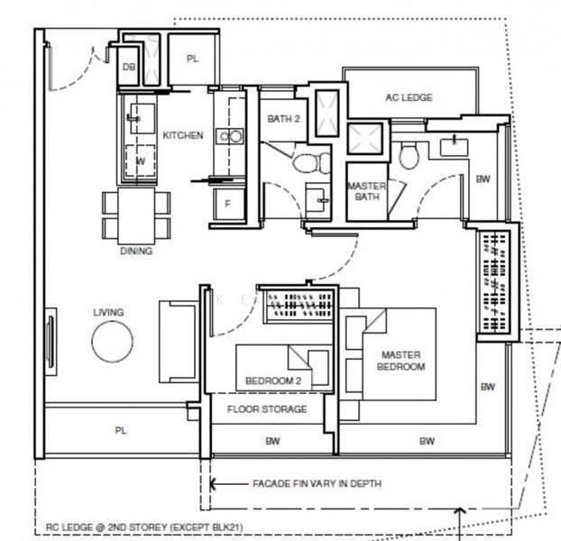 Coco Palms, 15 Pasir Ris Grove, Pasir Ris / Tampines, 2 Bedrooms, 743 sqft, Condominium For Rent, by Kenny Toh, 500262914 - PropertyGuru.com.sg
