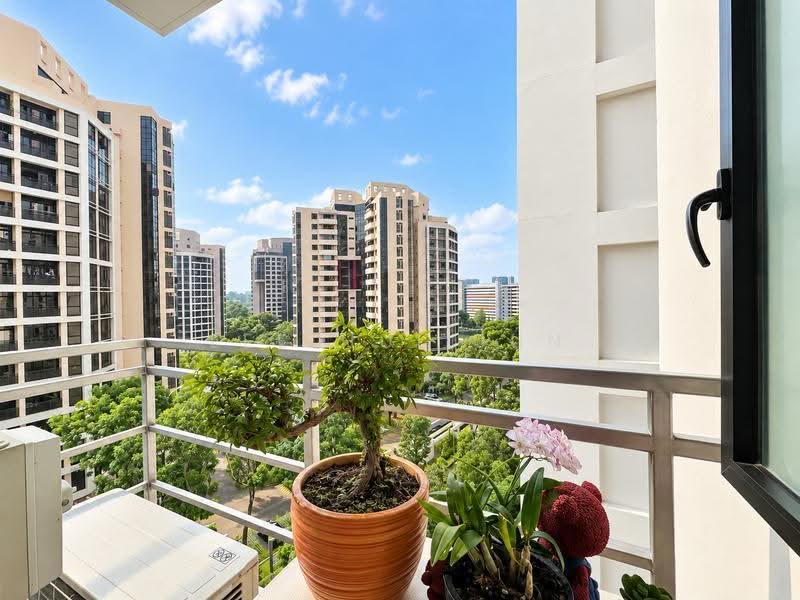 28D Dover Crescent, 28D Dover Crescent, Buona Vista / West Coast / Clementi New Town, 4 Bedrooms, 1,335 sqft, HDB Flat For Sale, by Lee Hui Jun (Joy), 500262916 - View from Master Room AC Ledge - PropertyGuru.com.sg