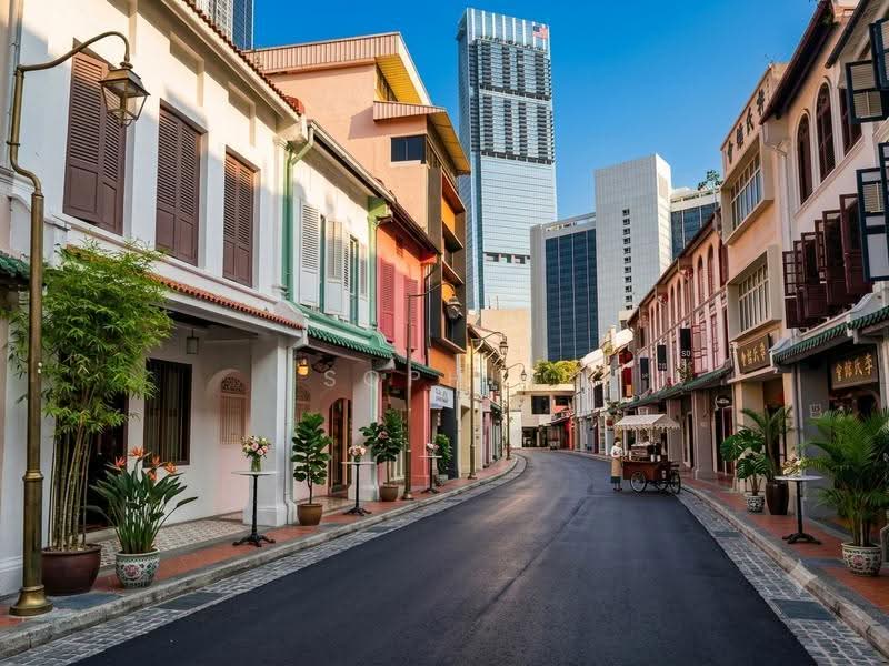 Amoy / Telok Ayer St. #02 F&B. Exhaust, 3 phase etc etc/ With terrace, Telok Ayer Street. Amoy Street. Stanley Street. Club Street, Boat Quay / Raffles Place / Marina, 2,100 sqft, Food & Beverage For Rent, by Sophia Ho, 500262964 - Exterior - CommercialGuru.com.sg