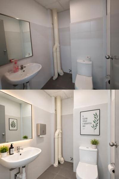 Mega@Woodlands, 39 Woodlands Close, Admiralty / Woodlands, 2,378 sqft, Light Industrial (B1) For Sale, by Wong Jun Jie, 500262968 - Bathroom - CommercialGuru.com.sg