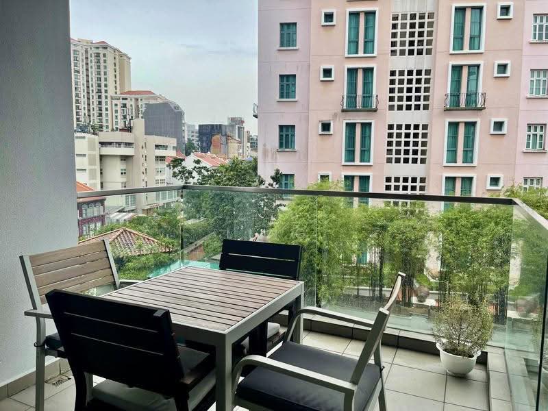 The Pier at Robertson, 80 Mohamed Sultan Road, Orchard / River Valley, 1 Bedroom, 732 sqft, Apartment For Rent, by Ling Shek, 500262977 - Balcony - PropertyGuru.com.sg