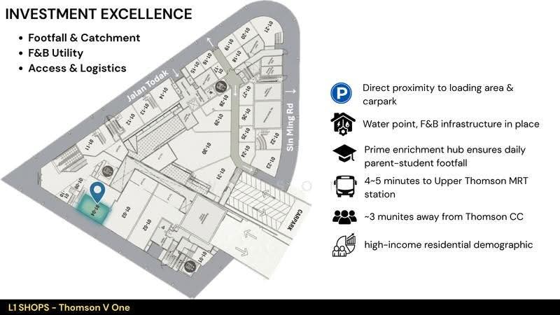 Thomson V One, 9 Sing Ming Rd, Ang Mo Kio / Bishan / Thomson, 538 sqft, Food & Beverage For Sale, by Wilson Wu 巫海强, 500262987 - Exterior - CommercialGuru.com.sg