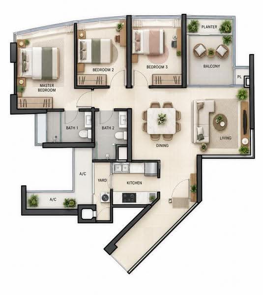 Clover By The Park, 6 Bishan Street 25, Ang Mo Kio / Bishan / Thomson, 3 Bedrooms, 1,216 sqft, Condominium For Sale, by Anson Goh 吴铭华, 500263023 - PropertyGuru.com.sg