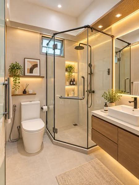 445 Yishun Avenue 11, 445 Yishun Avenue 11, Sembawang / Yishun, 3 Bedrooms, 990 sqft, HDB Flat For Sale, by Wendi Sim, 500263042 - Common Bathroom - PropertyGuru.com.sg
