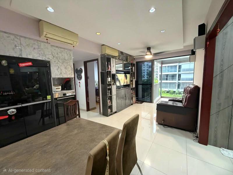 Twin Waterfalls, 82 Punggol Central, Hougang / Punggol / Sengkang, 3 Bedrooms, 1,119 sqft, Condominium For Sale, by Leslie Yap, 500263044 - Living Room - PropertyGuru.com.sg