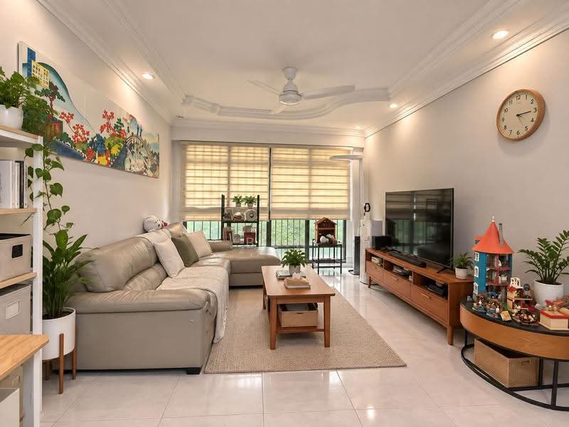 524 Woodlands Drive 14, 524 Woodlands Drive 14, Admiralty / Woodlands, 3 Bedrooms, 1,098 sqft, HDB Flat For Sale, by Ben Wong, 500263197 - Living Room - PropertyGuru.com.sg