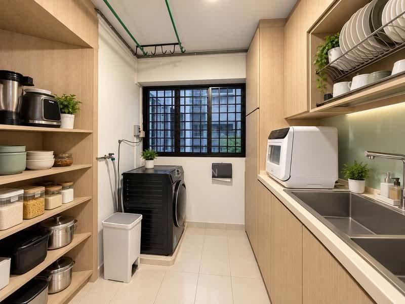 524 Woodlands Drive 14, 524 Woodlands Drive 14, Admiralty / Woodlands, 3 Bedrooms, 1,098 sqft, HDB Flat For Sale, by Ben Wong, 500263197 - Kitchen - PropertyGuru.com.sg