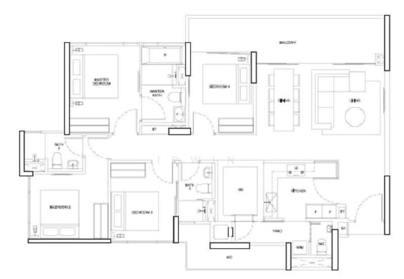 Riversails, 12 Upper Serangoon Crescent, Hougang / Punggol / Sengkang, 4 Bedrooms, 1,367 sqft, Condominium For Sale, by Irwin Hafiz, 500263237 - PropertyGuru.com.sg